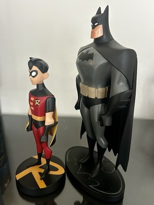 DC Universe Batman & Robin Multicolor Figurine Set w/ Display Bases