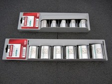 Vintage Craftsman 12 Drive 11pc Metric 12pt Large Socket Set 34574 34575 Usa