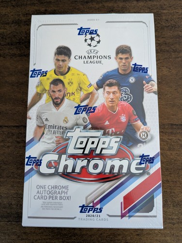 Hobby Box 2020 Topps Chrome UEFA Champions League card