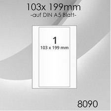 1000 Versand Etiketten DHL Papier Einzelblatt ersetzt Material 910-300-700