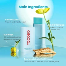 TOCOBO Cotton Soft Sun Stick Vegan Sunscreen SPF50+ PA++++ 19g - FREE SHIPPING