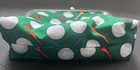 Cute Golf Purse Green Golf Tee Clutch / XL coin purse as is! — photo 5