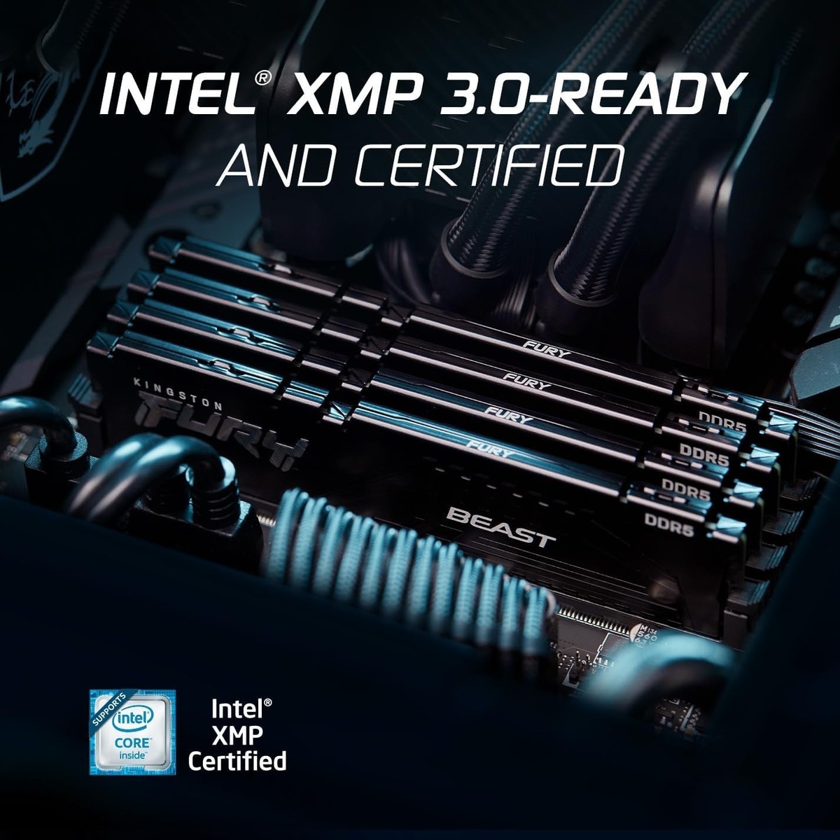 Kingston FURY Beast 32GB 2x16GB 288-Pin PC RAM DDR5 6000 CL30