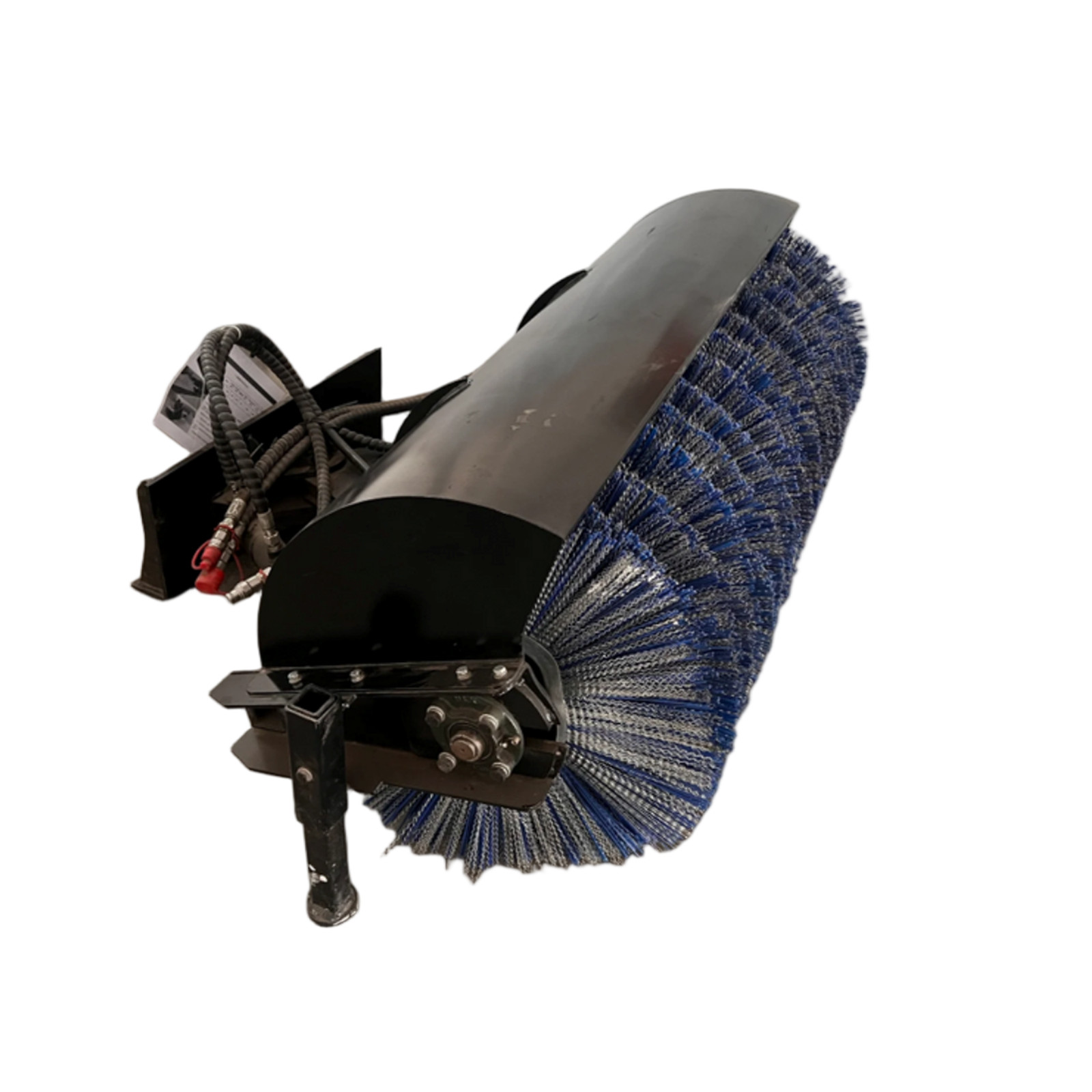 AGT Angle Broom Sweeper for Mini Skid Steer Loader Road Snow Sweeper Attachments