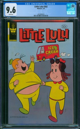 Little Lulu #262 CGC 9.6 NM+ Wp Whitman 1981 Rare Whitman Variant Edition