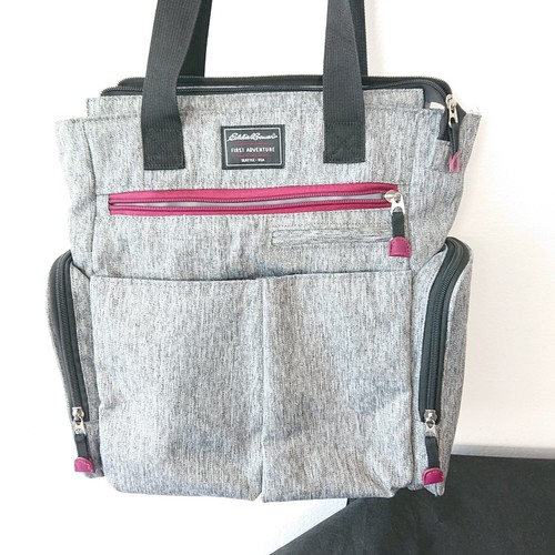 Adventure Diaper Bag Tote Heather Grey 