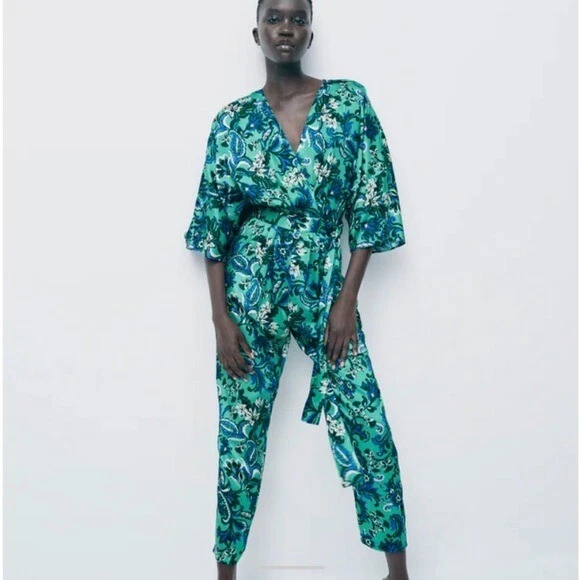 Silk Jumpsuit La Suerte | Designer Collection | Coveti