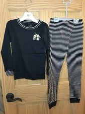 New Carter's Boys Monster Truck Pajama set Snug Fit Long sleeve Black