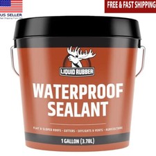 Waterproof Sealant Multi-Surface Leak Repair Indoor Outdoor Coating 1 Gallon New