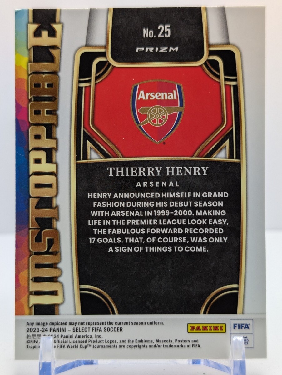 2023-24 Panini Select FIFA - Unstoppable Thierry Henry #25