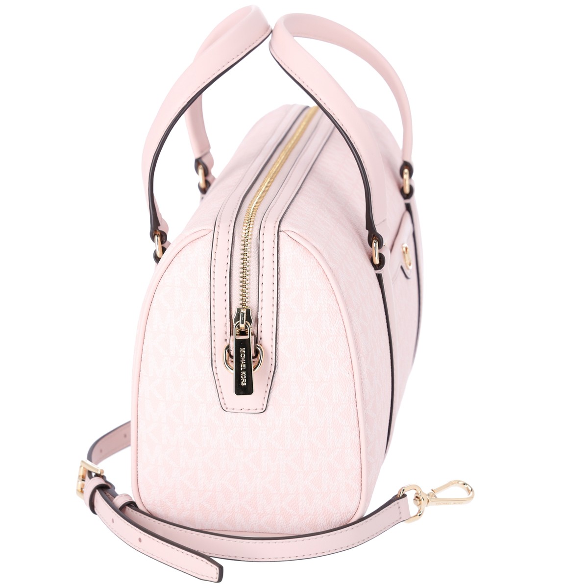 Michael Kors Medium Duffle Bag Satchel Light Powder Blush Pink MK