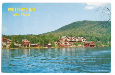 Lake Placid NY Postcard Whiteface INN Adirondacks