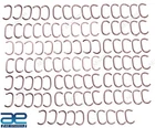 Hog Rings C-Clips / Upholstery Clips Set of 100 Units For Car Seat Fence NEW