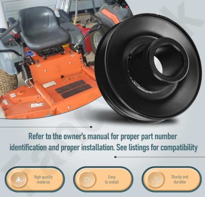 For Husq-varna Engine Pulley 587537401 114530 539114530 For Model Z 242E Z 242F 