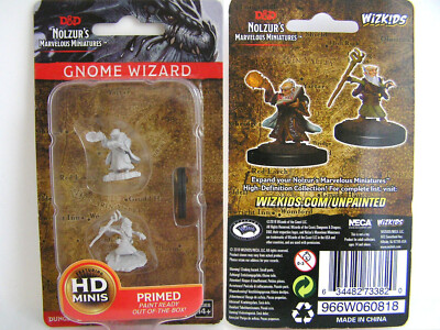 WZK73382 - D&D Nolzur's Marvelous - Unpainted Miniatures - Male Gnome Wizard