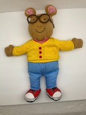 1996 Arthur Talking Plush Toy Tested Works Stuffed Animal Aardvark Playskool
