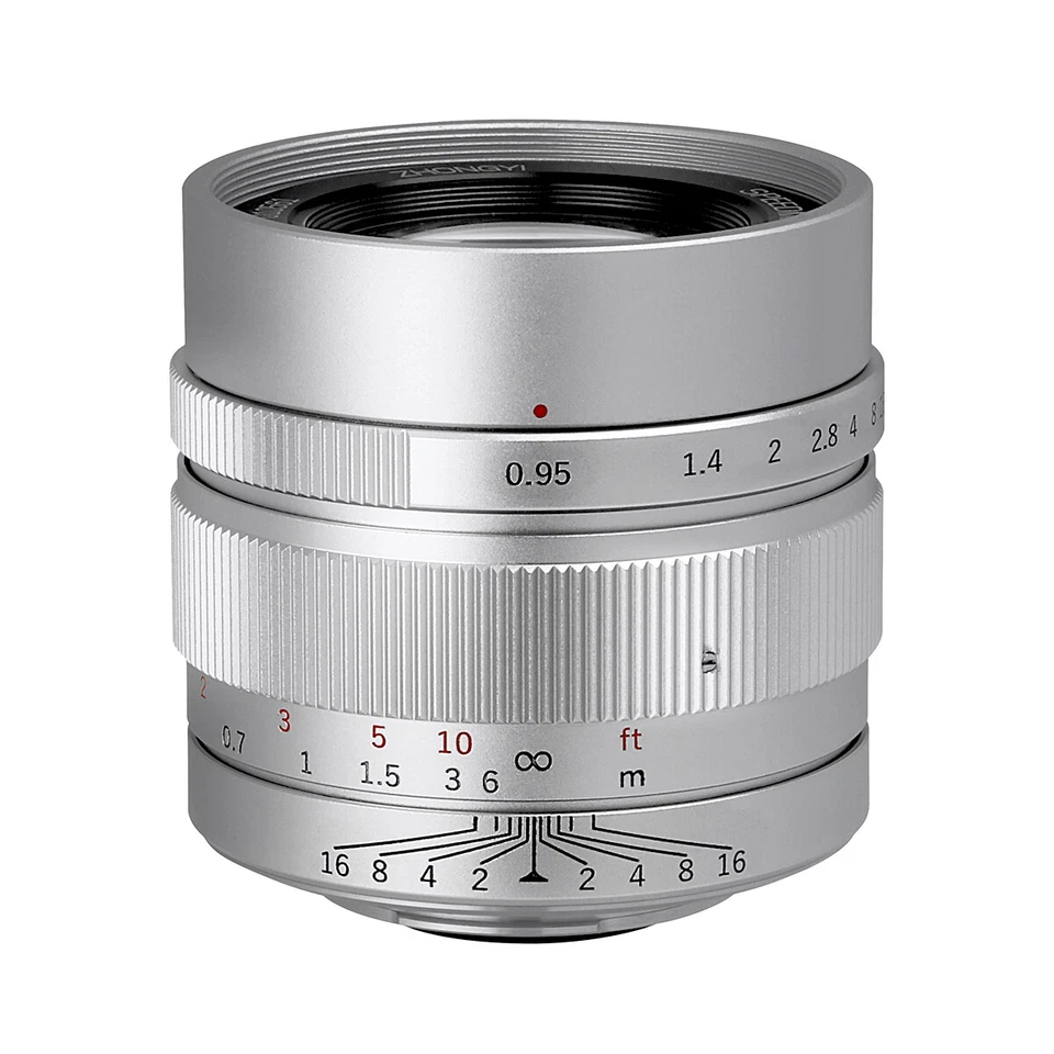 ZhongYi Mitakon SPEEDMASTER 35mm F0.95 II for Fujifilm X mount camera =Silver= - Image 2 of 4