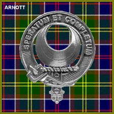 Arnott Scottish Clan Badge, Pewter