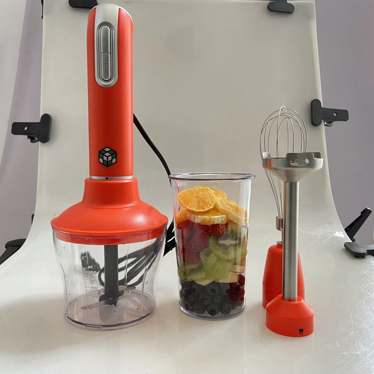 Koios Powerful 2-in-1 Hand Blender, 6 Speed - Black for sale online