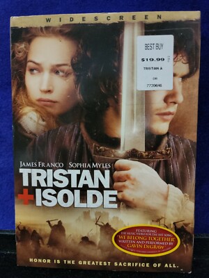 Tristan & Isolde (DVD), NEW AND SEALED, REGION 1, WIDESCREEN, WITH JAMES FRANCO