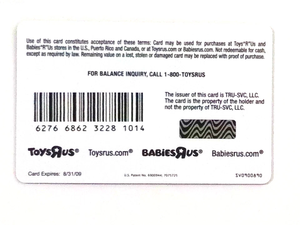 TOYS R US GIFT CARD TRANSFORMERS REVENGE OF THE FALLEN COLLECTABLE NO VALUE 1014 - Image 2 of 2
