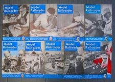 1940's Model Railroader MAGAZINE Lot VINTAGE HO Scale TRAIN 9 Issues