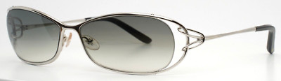 FRED LUNETTES Volute 112 Silver Womens Wrap Semi Rimless Sunglasses 53-14-130