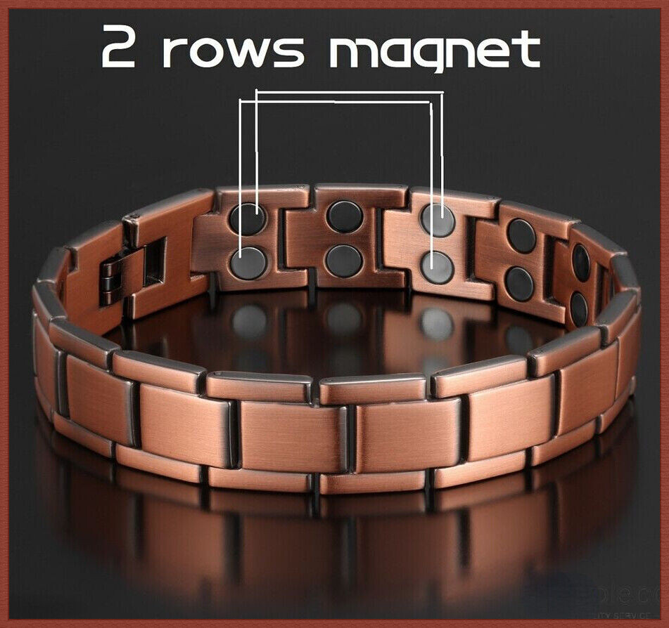 Most Effective Copper Mens Powerful Magnetic Therapy Bracelet – Jewelry