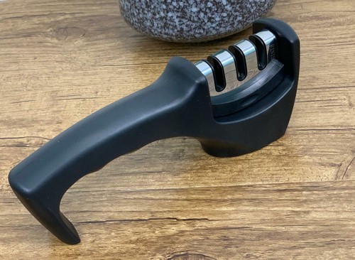 Knife Sharpener 3 Stage Kitchen Diamond Sharp Knives Scissor Sharpening Tool - Picture 7 of 10