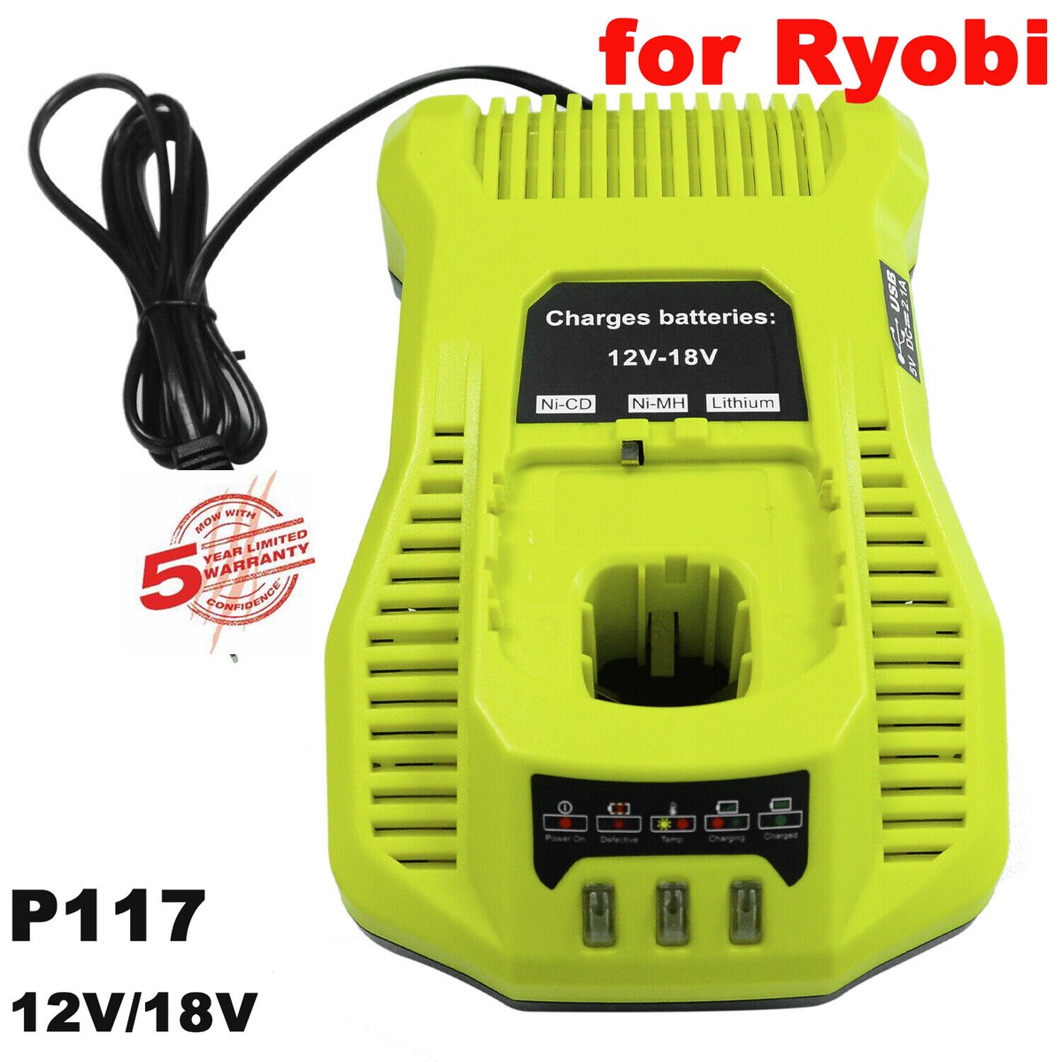 Rapid Charger Ryobi One Plus 18v Battery And Charger RYOBI 18V