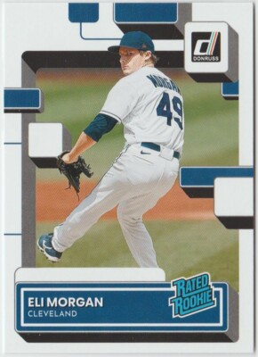 2022 Donruss #79 Eli Morgan RR RC - Cleveland Indians