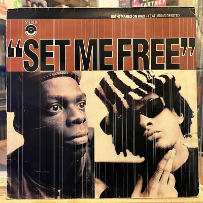 [EDM/DANCE]~EXC/VG+ 12''~NIGHTMARES ON WAX~DESOTO~Set Me Free~{1992~WARP]~UK Imp
