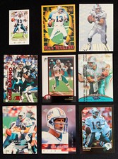 Dan Marino 9 Card Lot 3 Inserts 1 Promo 5 base Cards Miami Dolphins