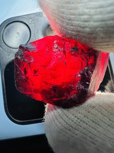 Red Garnet Rough 69.65 large Raw Natural Garnet stone 100% Untreated Garnet….. - Picture 2 of 4