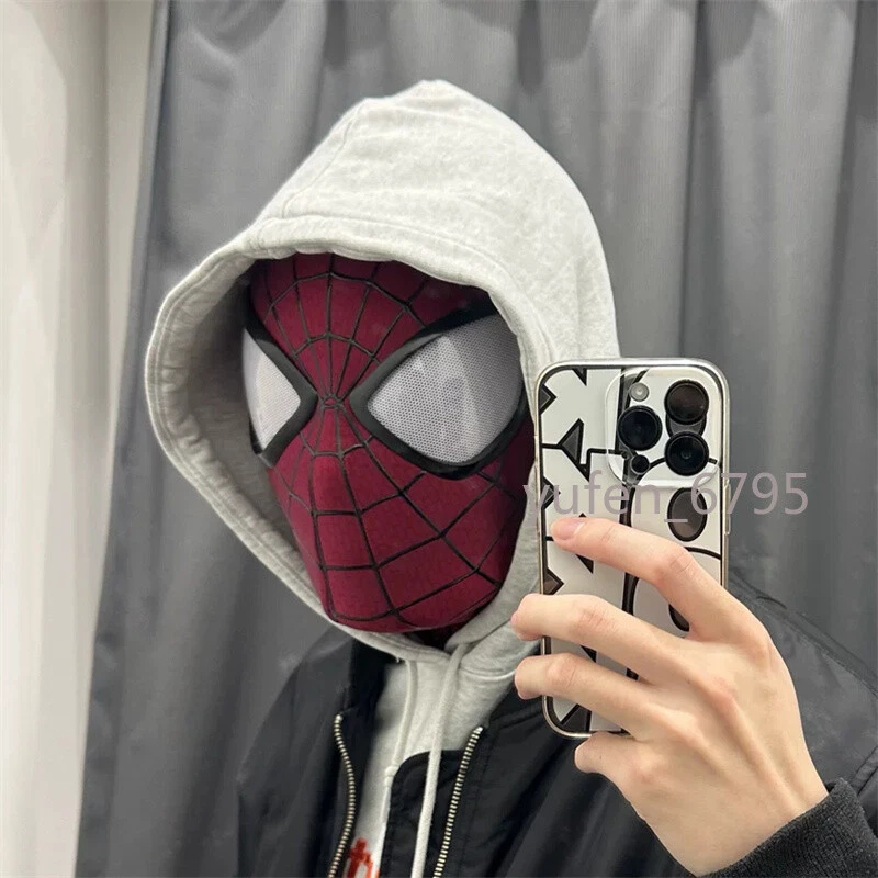 The Amazing Spiderman 2 Spider-man Cosplay Mask Halloween Party Cos Costume Prop - Image 4 of 4