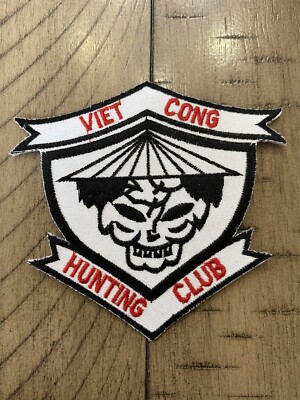 VIETNAM Viet Cong Hunting Club Embroidered Patch Small