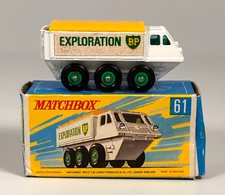 Matchbox Superfast No 61 Alvis Stalwart Green Hubs MIB