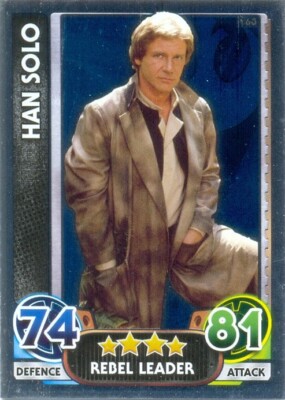 Topps Journey To Star Wars: The Force Awakens Mirror Foil #163 Hans Solo