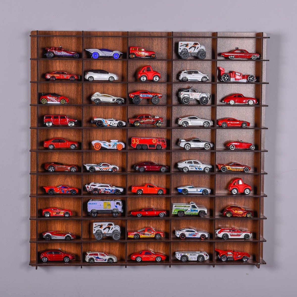 1:64Toy Car Wall Shelf, Hotwheels, Matchbox Compatible Display
