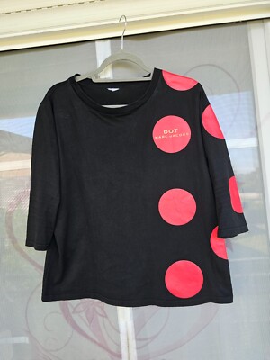 Damen Langarmshirt 40 Marc Jacobs Dot Baunwolle