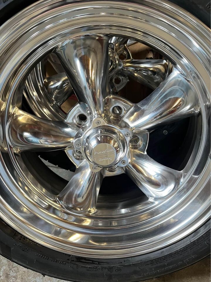 17x7 17x8 AMERICAN RACING VN515 TORQUE THRUST POLISHED WHEELS RIMS ...