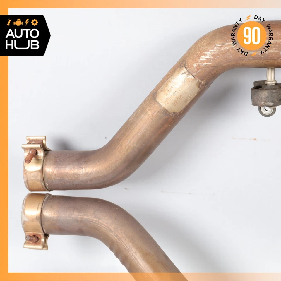 02-07 Maserati Spyder 4200 M138 4.2L Exhaust Pipes Left & Right Side Set OEM 61k - Image 4 of 4