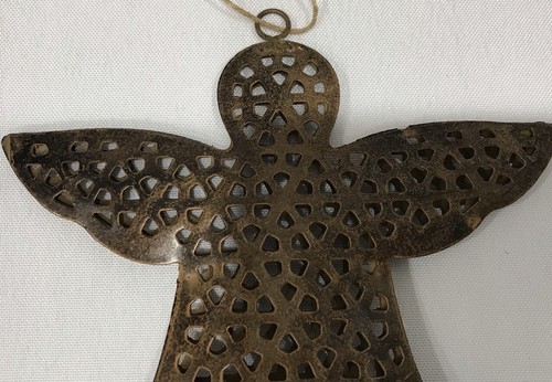 Metall Engel Ornament Bronze Farbe - Bild 3 von 8