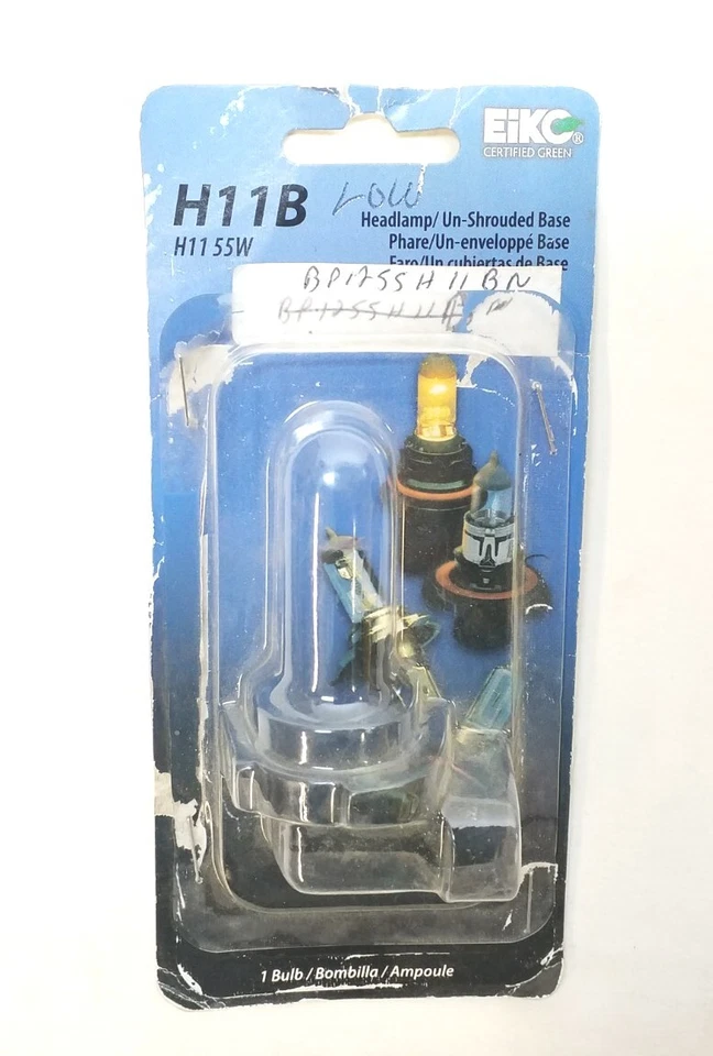 H11B Eiko 55 Вт неокрытое основание фары Qty.1 Бесплатная доставка бесплатный возврат - Изображение 2 из 4