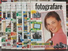 FOTOGRAFARE sequenza 1 - 5 - 6 - 7 - 8 - 9 - 10 del 1999 RIVISTA FOTOGRAFICA 