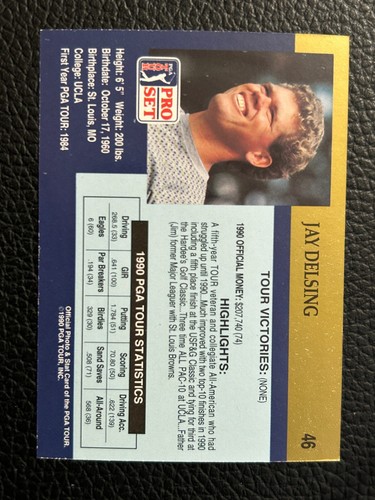 1990 Pro Set PGA Tour Inaugural Golf Card #s 1-100 -You Pick - Picture 122 of 278