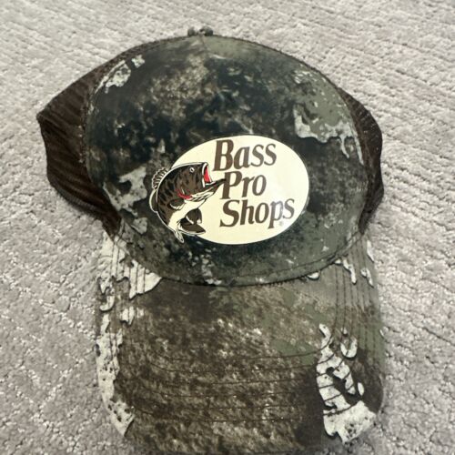 Bass Pro Shops Hat Bass Pro Green Camo Hat Adjustable Adult Size Hat Green Cap - 第 1/5 張圖片
