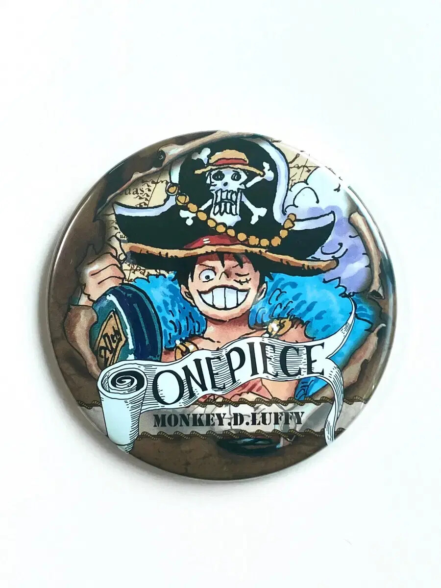 One Piece Luffy One Flower Can Badge Zoro Sanji Nami Ace