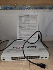 Fortinet FortiSwitch FS-124D-POE 24-Port PoE Managed Switch Used As-Is