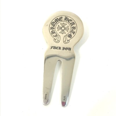 Chrome Hearts グリーンフォーク シルバー925 CHROME HEARTS SV925 Golf Green fork Horseshoe Silver Used